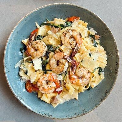 Shrimp Pappardelle