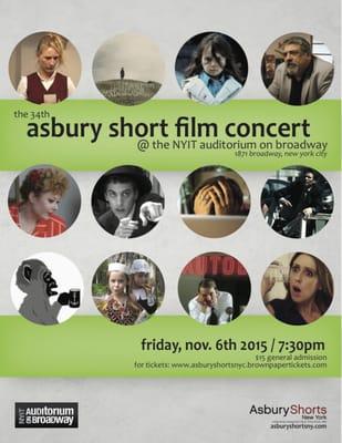 The 34th Asbury Short Film Concert