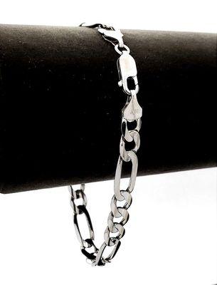 Solid 14K Figaro Bracelet