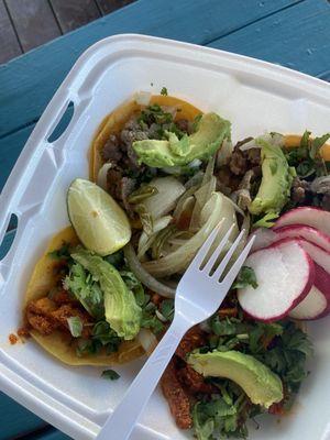 Carne asada and Al pastor