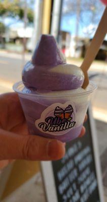 free ube soft serve