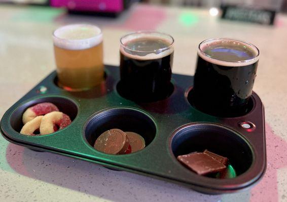 Beer flight pairing