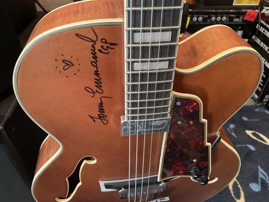 Signed by Tommy Emmanuel when he stopped into our shop.