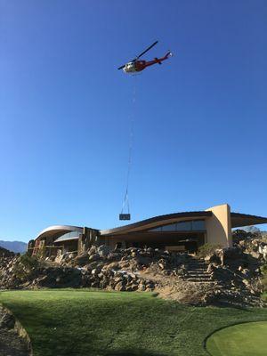 Sometimes you need a helicopter!
 
 #HeatandAir #HVAC #ACRepair #HVACINSTALL #AC