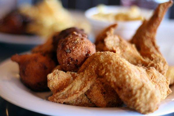 Fried Catfish and Chicken ($15.95)