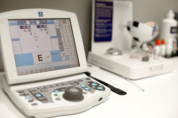 Our computerized equipment makes checking your prescription quick and painless.