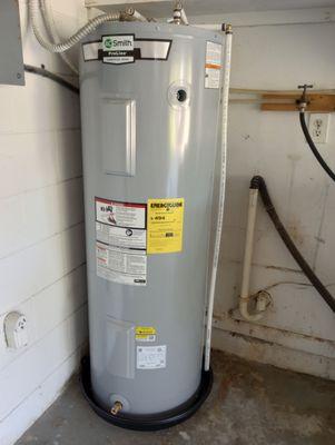 Our incredibly efficient new water heater by Emerald Plumbing