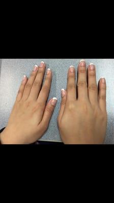 Great plcae for mu hand french gel beautiful