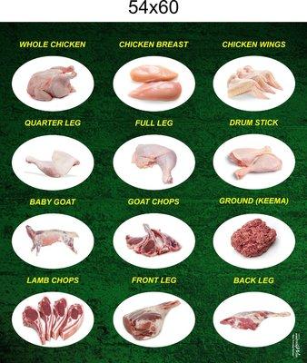 Please place your order for fresh meat.