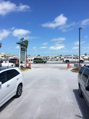 This is a lovely view of the Garrison Bight Marina, across from the spa.