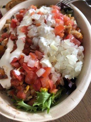 Freebirds salad