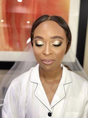 Bridal Glam Makeup Application