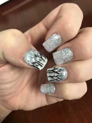 Winter Forest nails