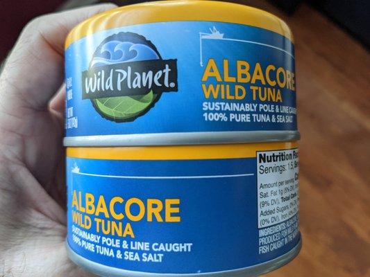 Wild Planet tuna