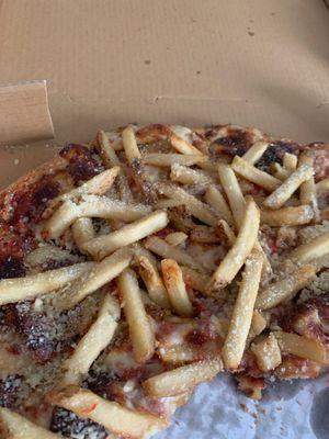 French fry pizza