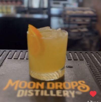 Orange Dreamsicle flavored moonshine drink