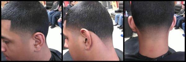 Blow Out Fade a.k.a taper fade