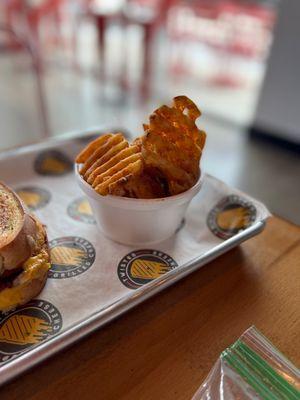 Parmesan Waffle Fries