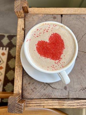 Valentines Day special drink! Cherry White Mocha