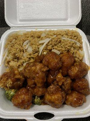 General tso's chicken special combo