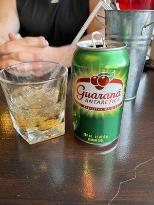 Guaraná Antarctica (Brazilian soda)