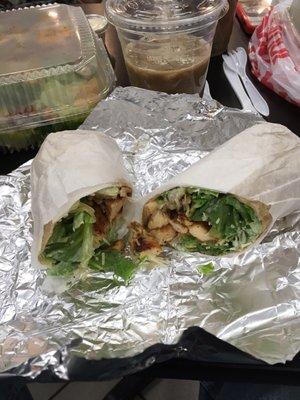 Chicken Caesar wrap