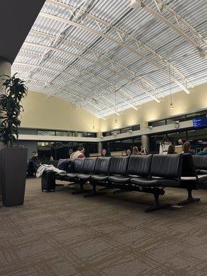 Airplane boarding area