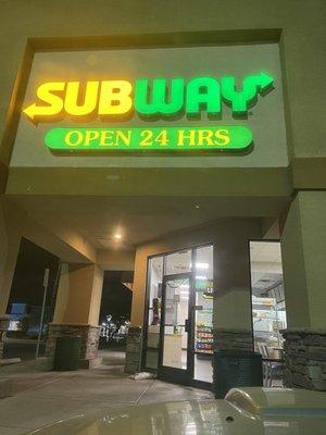 This Subway Open 24 hours is a lie!