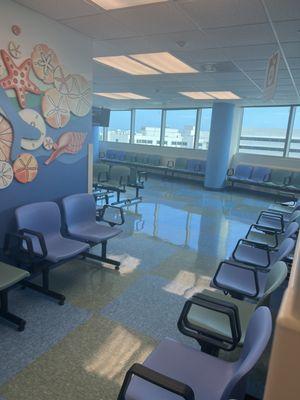 Sick waiting area