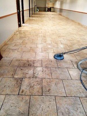 High Pressure Tile & Grout Cleaning