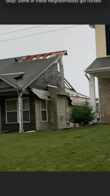 Wind storm, storm damage, Fort Wayne, IN