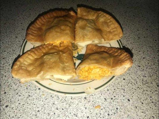 Chicken and cheese empanadas