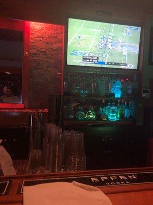 Full bar.. TVs