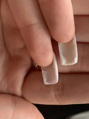 Don't even clean up your nails.