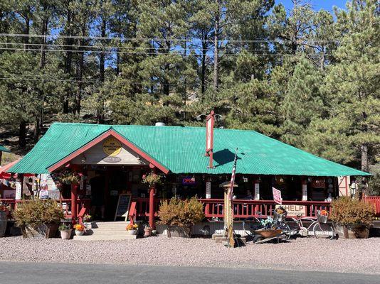 Exterior of restaurant