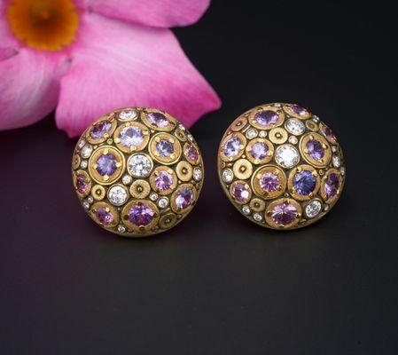 Unique diamond earrings