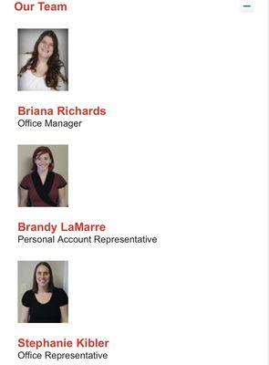 Meet some of our team that are dedicated to proving you personal service!