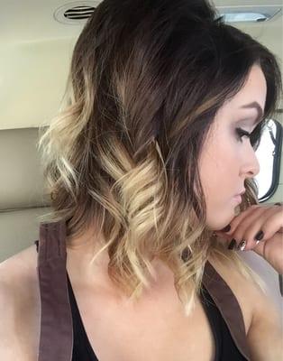 Short hair ombrè