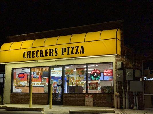 Checkers pizza Hillsboro Street usually open till 4-5 the morning