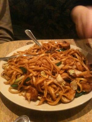 Chicken lo mein