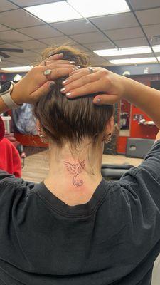 Phoenix tattoo.