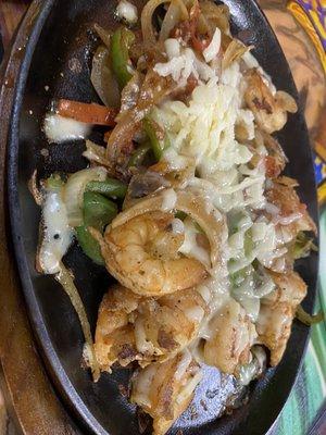 #25. Shrimp Fajitas Plate