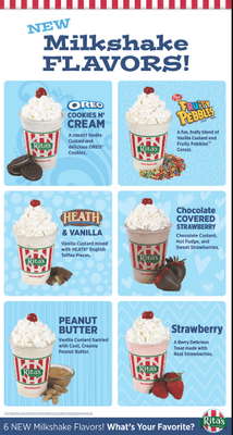 Shake it up with a Rita's Custard MIlkshake!