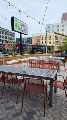 Nice outdoor seating area