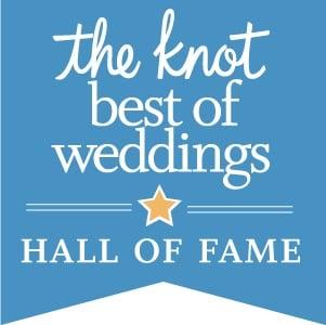 Pete was initiated into The Knot's "Hall of Fame" after winning many years of "Best of Weddings Awards."