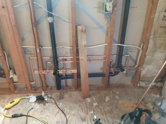 Remodel Rough Plumbing