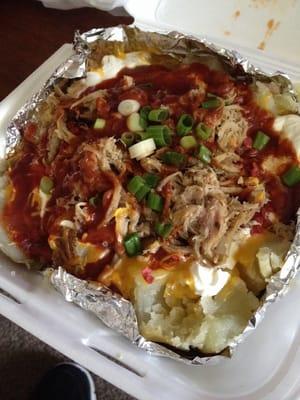 Pulled pork potato...SO GOOD!