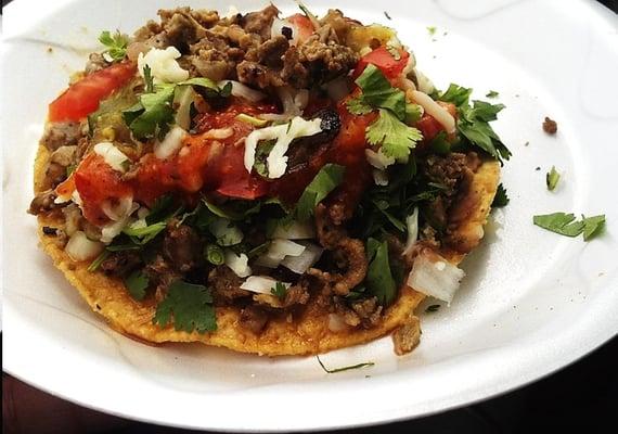 Carne Asada Tostada -