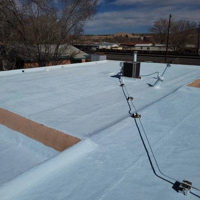 After flat roof