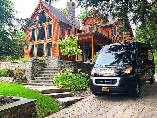 Protecting a beautiful home in Lake George, NY.